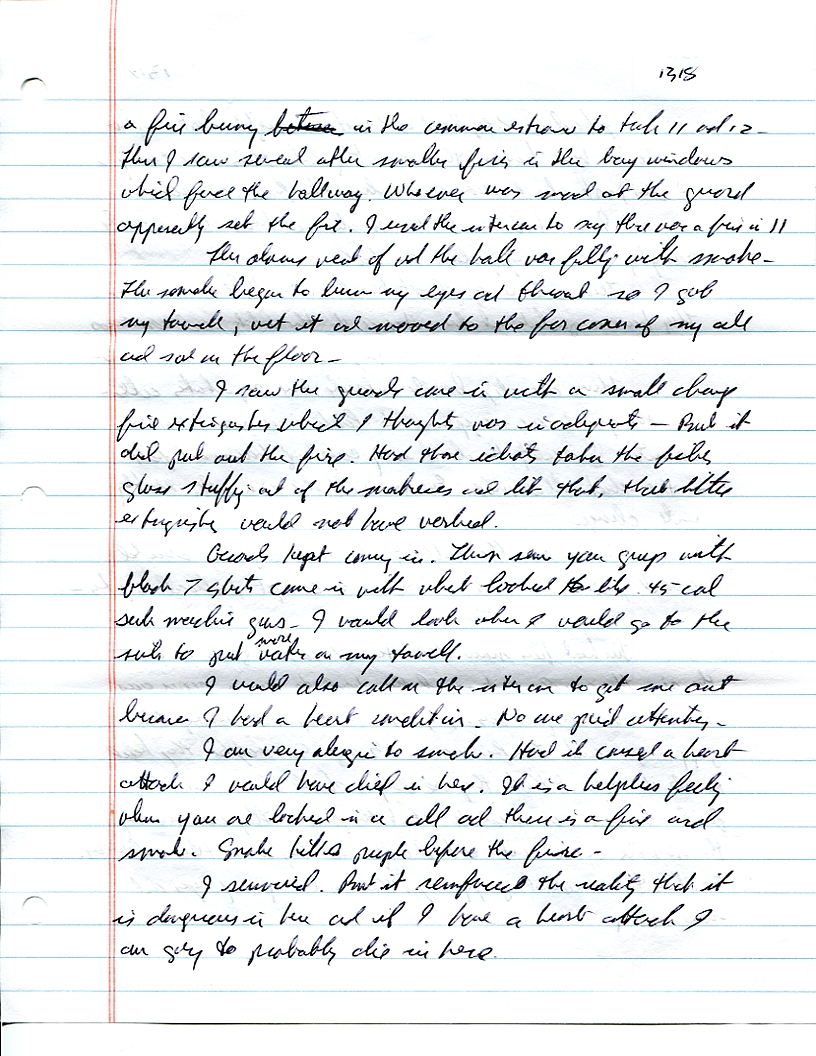 Dr John WorldPeace 2008 Prison Journal